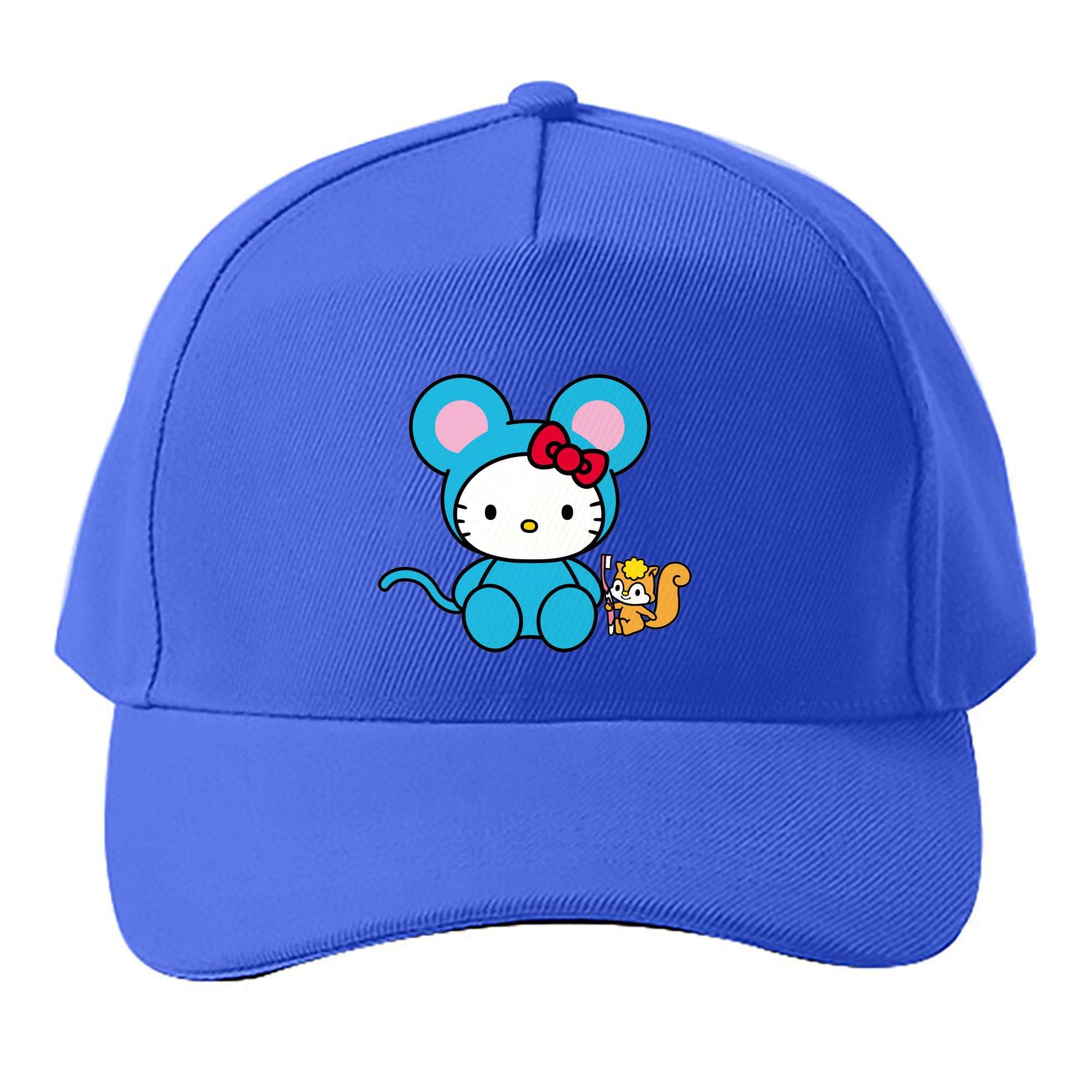 （画像用） Hello Kitty ハローキティ ベースボールキャップ 綿100％ 男女兼用 帽子 スポーツ